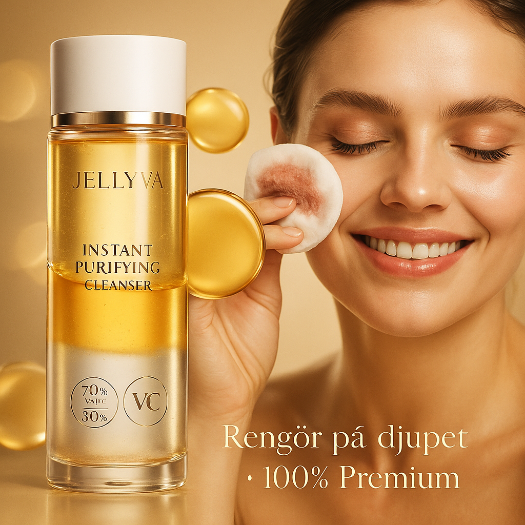 JELLYVA™ –Soin Démaquillant Hydratant à la Vitamine C